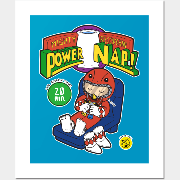 Power Nap! Wall Art by MoustacheRoboto